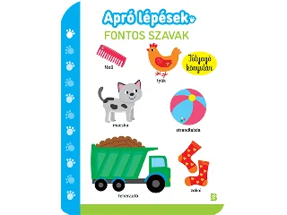 APRÓ LÉPÉSEK - FONTOS SZAVAK - TOTYOGÓ KÖNYVTÁR