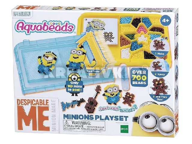 Aqua Beads Minionok szett