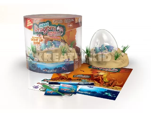 Aqua dragon Jurassic time travel LED világítással