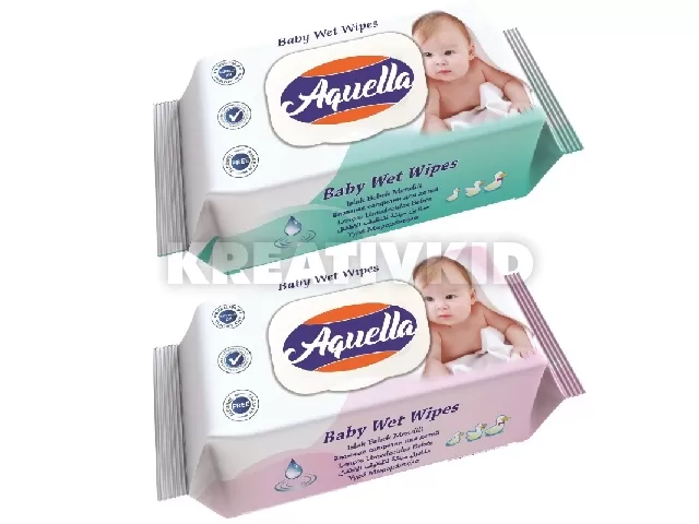 Aquella Baby nedves törlõkendõ PH5.5 fliptop 72db