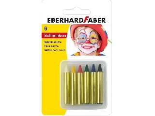 Arcfesték, EBERHARD-FABER, mini, 6 különböző szín