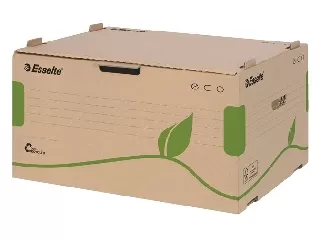 Archiválókonténer, újrahasznosított karton, előre nyíló, ESSELTE 