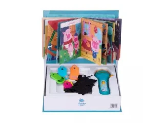 Árnyjáték szett 5 db mesével, elemlámpával