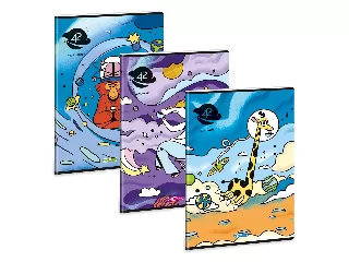 Ars Una 42 Coffee A/4 extra kapcsos füzet-sima