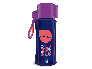 Ars Una BPA-mentes kulacs-450 ml lila tetővel