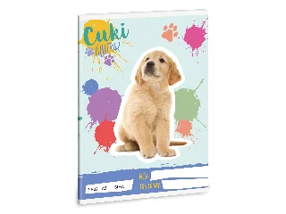 Ars Una Cuki Állatok - Golden retriever A/5 sima füzet 20-32