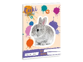 Ars Una Cuki Állatok - Nyuszi A/5 sima füzet 20-32