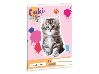 Ars Una Cuki Állatok - Perzsa cica A/5 sima füzet 20-32