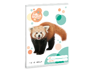 Ars Una Cuki Állatok - Vörös panda A/5 vonalas füzet 21-32