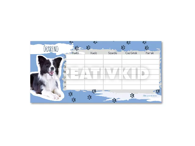 Ars Una Cuki állatok-Border collie órarend