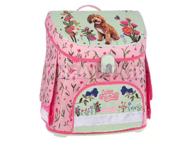 Ars Una Cute Animals-doggie mágneszáras iskolatáska - CSOMAGAJÁNLAT