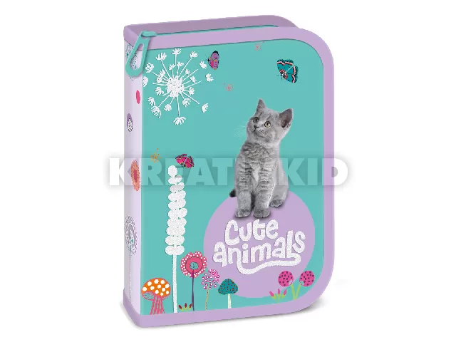 Ars Una Cute Animals-kitten töltött tolltartó