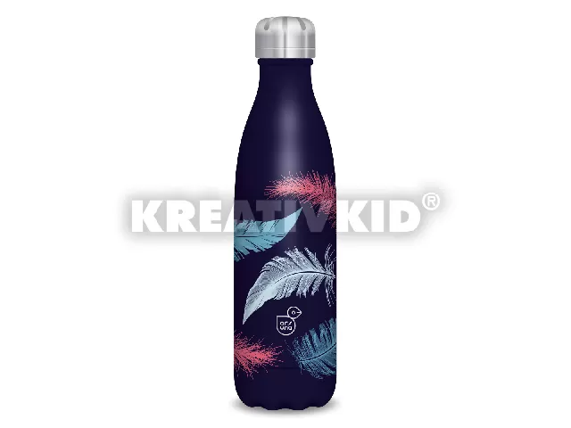 Ars Una duplafalú fémkulacs-500 ml - Feather-dark