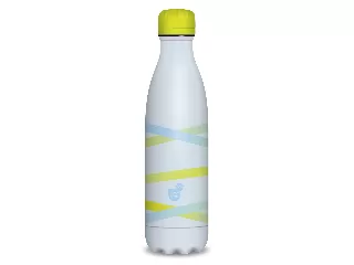 Ars Una duplafalú fémkulacs-500 ml - Ribbon-yellow