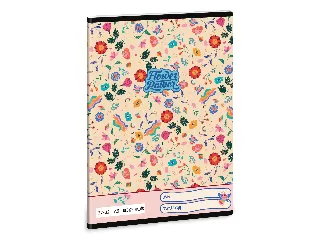 Ars Una Flower Power A/5 négyzethálós füzet 27-32