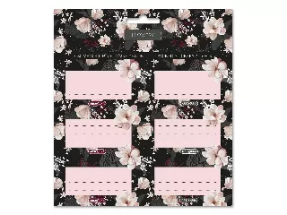 Ars Una Flowery csomagolt füzetcímke (3x6 db)