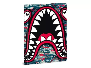 Ars Una Flying Sharks A/4 gumis dosszié