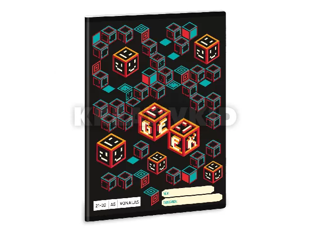 Ars Una Geek A/5 vonalas füzet 21-32