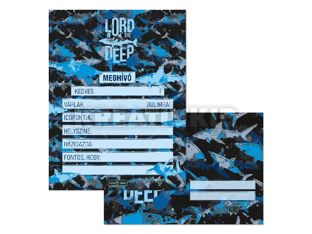 Ars Una Lord of the Deep partimeghívó borítékkal