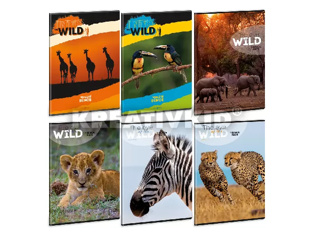 Ars Una Máté Bence The Eyes of the Wild A/4 extra kapcsos füzet-sima zsiráf