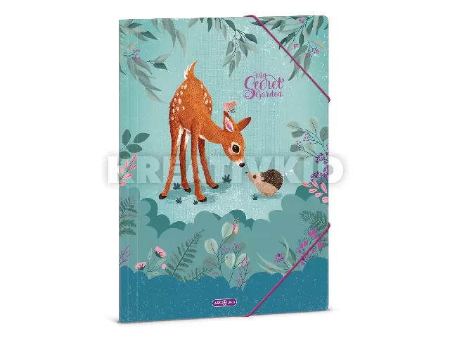 Ars Una My Secret Garden A/4 gumis dosszié
