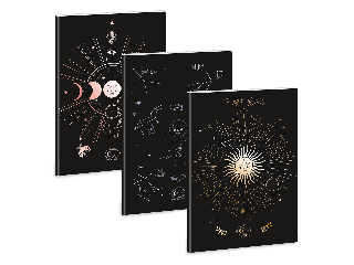 Ars Una Mystic Constellation A/4 extra kapcsos füzet-négyzethálós