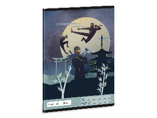 Ars Una Ninjas in the dark A/5 sima füzet 20-32