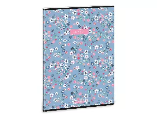 Ars Una Pearl Blossom blue A/4 extra kapcsos füzet-vonalas