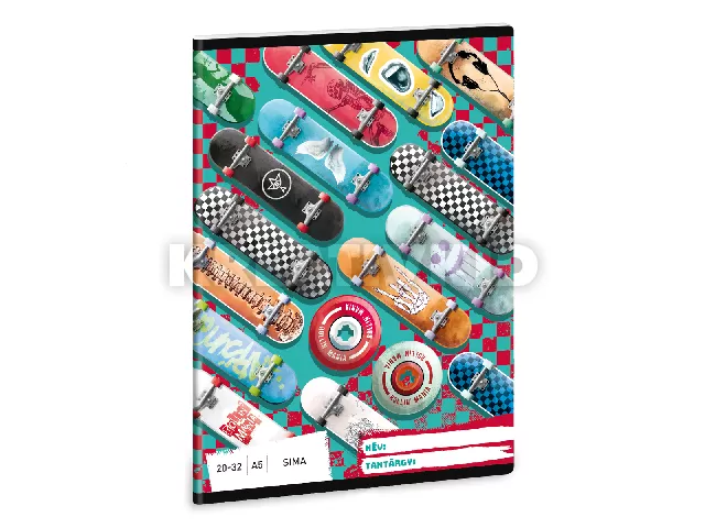 Ars Una Rollin' Mania A/5 sima füzet 20-32