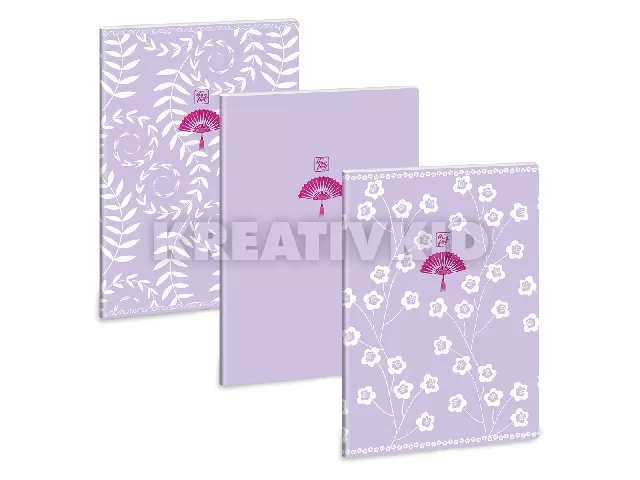Ars Una Soft Touch Purple Spring A/4 extra kapcsos füzet-ponthálós