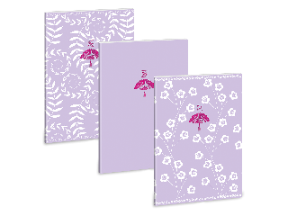 Ars Una Soft Touch Purple Spring A/4 extra kapcsos füzet-vonalas