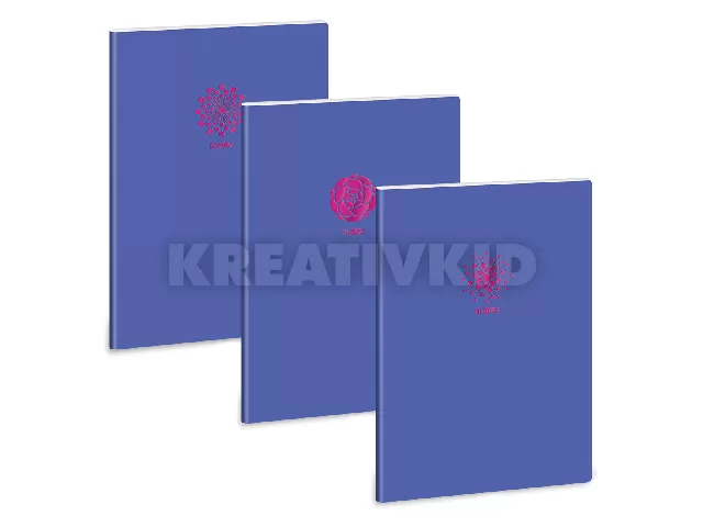 Ars Una Soft Touch Violet Spring A/4 extra kapcsos füzet-ponthálós
