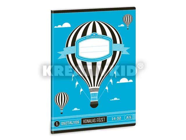 Ars Una standard Iskolai füzet A/5 1. oszt. vonalas 14-32