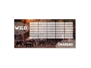 Ars Una The Eyes of the Wild órarend (kétoldalas)