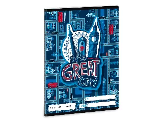 Ars Una The Great City A/5 sima füzet 2032