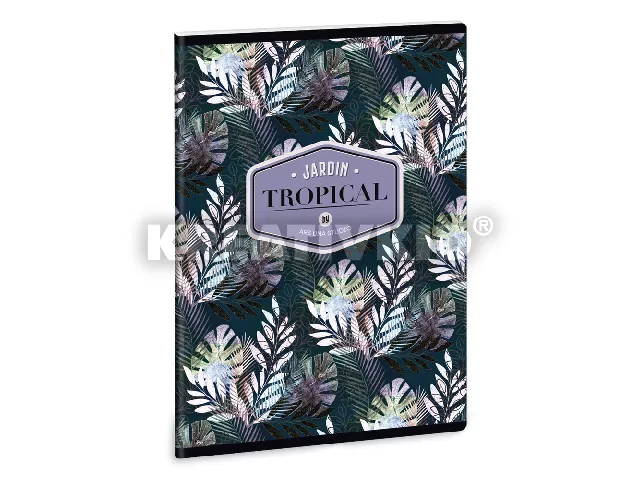 Ars Una Tropical Palm Leaf A/5 extra kapcsos füzet-kockás