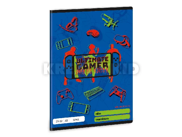 Ars Una Ultimate Gamer A/5 sima füzet 20-32