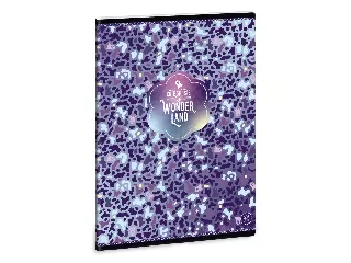 Ars Una Wonderland Ghost-blue A/5 extra füzet-vonalas