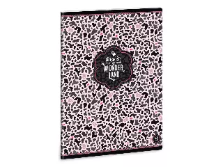 Ars Una Wonderland Ghost-pink A/5 extra füzet-vonalas