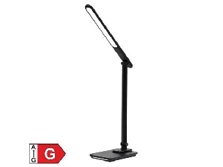 Asztali lámpa, LED, szabályozható, fém, éjjeli fény, HOME, fekete