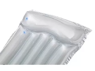 Átlátszó felfújható matrac - 183 x 76 cm, ezüst 