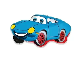 Autós fólia lufi - kék, 36 cm