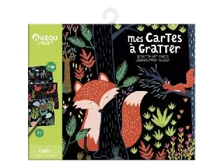 Auzou: Karckép készítő szett - Erdei állatok