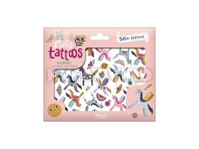 Auzou: Lemosható tetoválás - Unikornisok