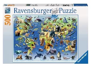 A világ veszélyeztetett állatai - 500 db-os puzzle