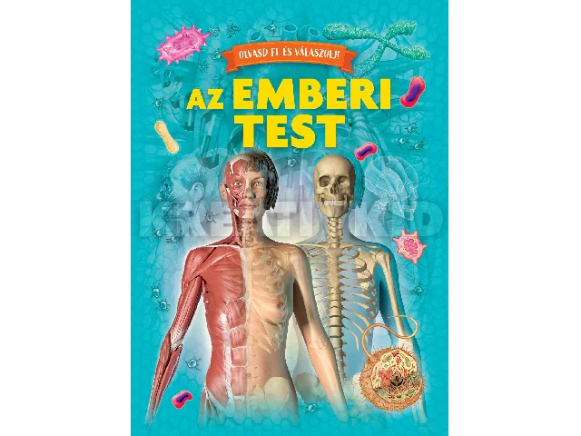 AZ EMBERI TEST - OLVASD EL ÉS VÁLASZOLJ! (KÖNYV ÉS KVÍZKÁRTYÁK FÉMDOBOZBAN)