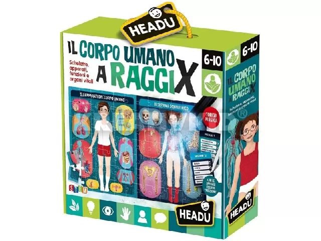 Headu: Az emberi test röntgen alatt logikai puzzle (angol nyelvű)