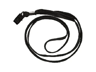 Azonosítókártya-tartó, nyakba akasztható, DONAU, fekete