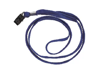 Azonosítókártya-tartó, nyakba akasztható, DONAU, kék