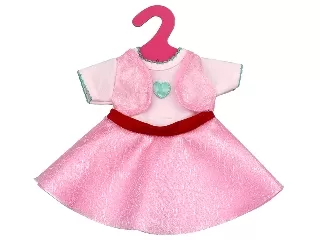 Babaruha játékbabához - rózsaszín, 41 cm